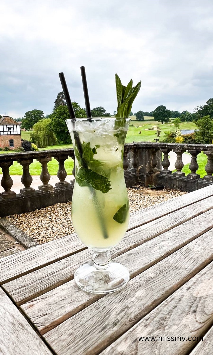 Mojito Cocktail that greeted me when I arrived at Astbury Golf & Lodge Resort