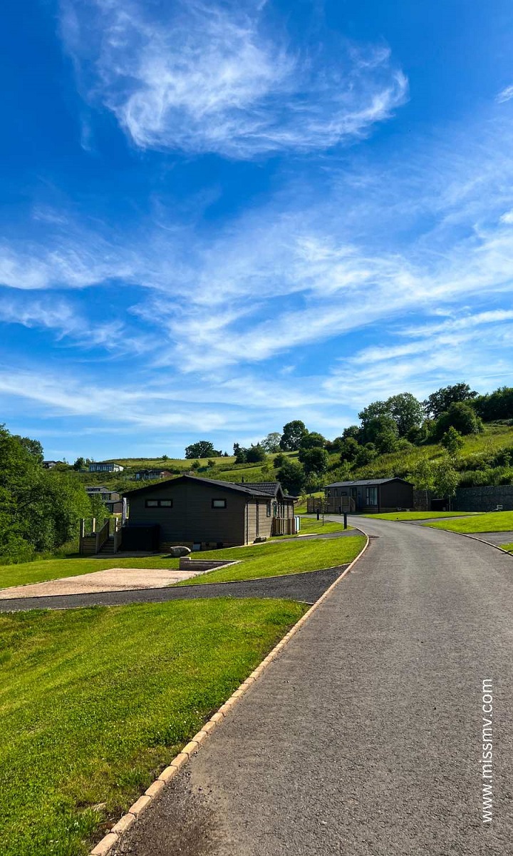 More luxury lodges that we explored on our Sunday walk at The Astbury Golf & Lodge Resort