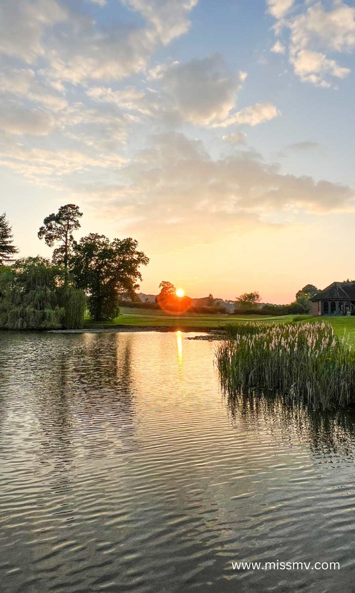 Stunning sunset at the The Astbury Golf & Lodge Resort