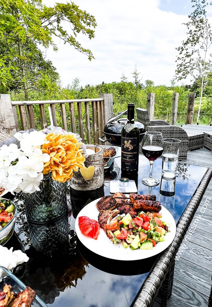 What we prepared for the barbeque dinner at The Astbury Golf & Lodge Resort