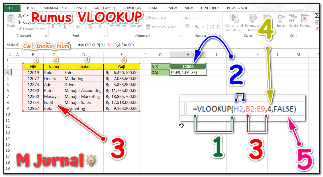 Cara Menggabungkan Rumus Vlookup Dan Left Gini Caranya Otosection