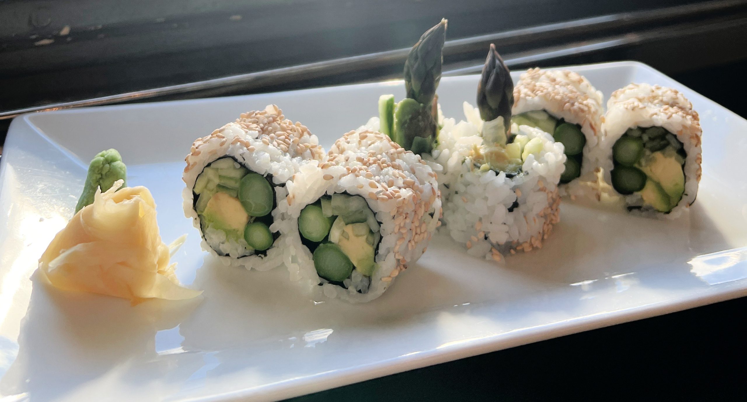 plant-based sushi