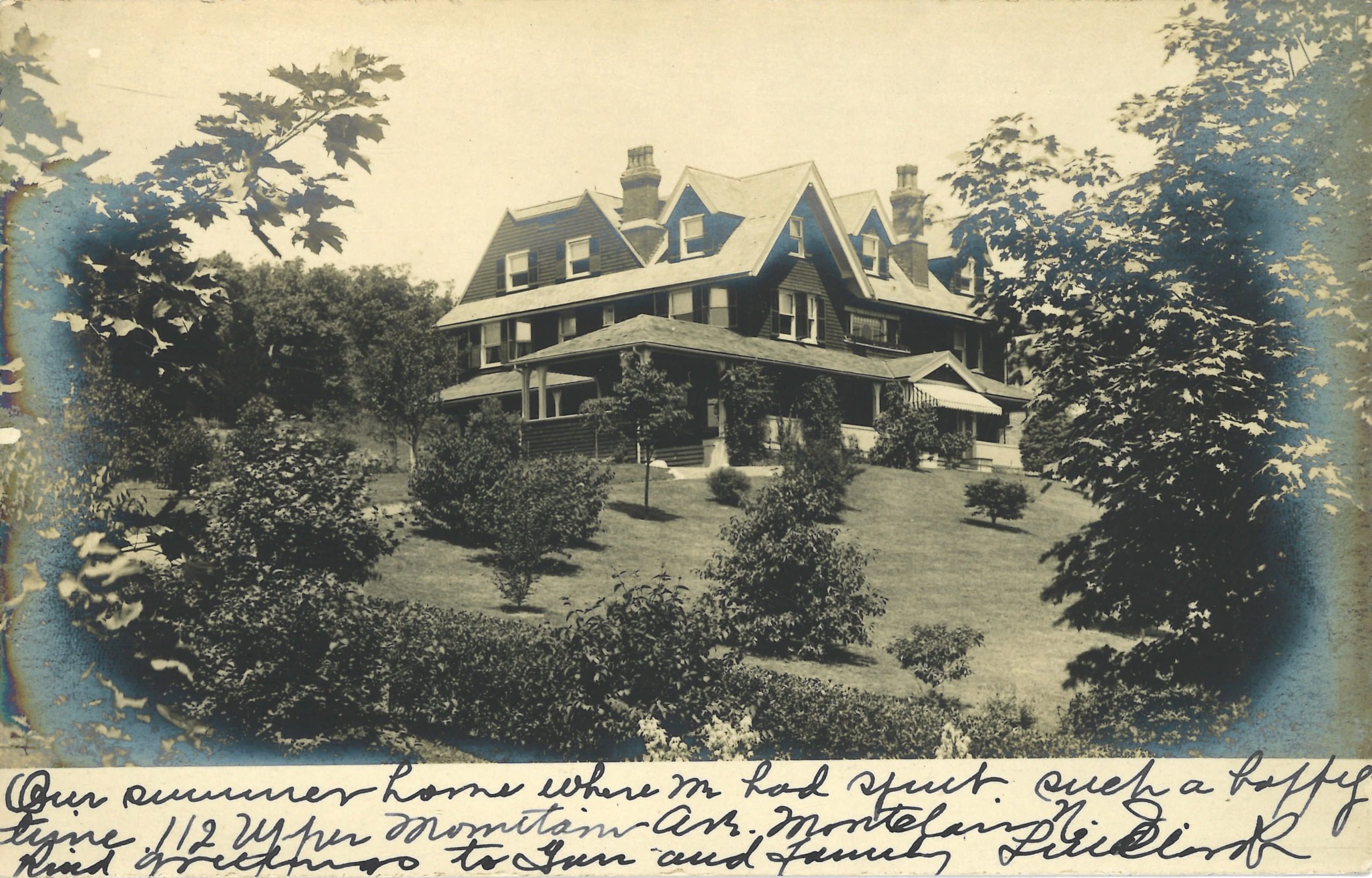 Postcards From Montclair: Summer Vacation Home at 112 Upper Mountain Avenue