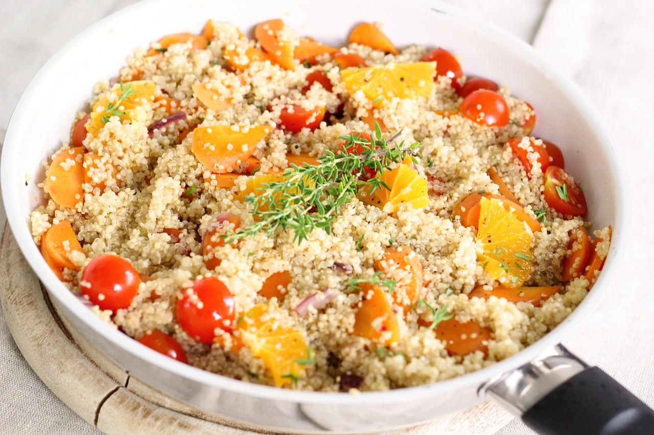 Pan, quinoa, multicoloured-is quinoa heart healthy