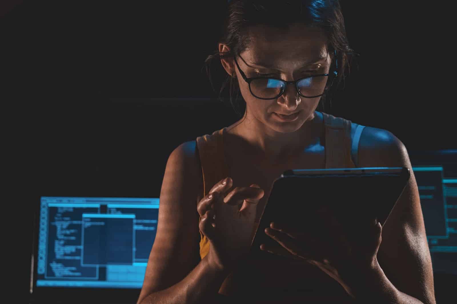 A person wearing glasses-what workaholism might be hiding