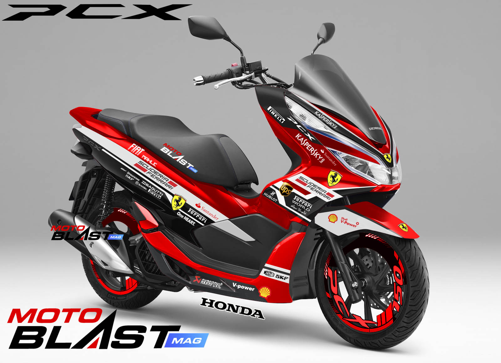 Gambar Motor Honda Pcx Modifikasi