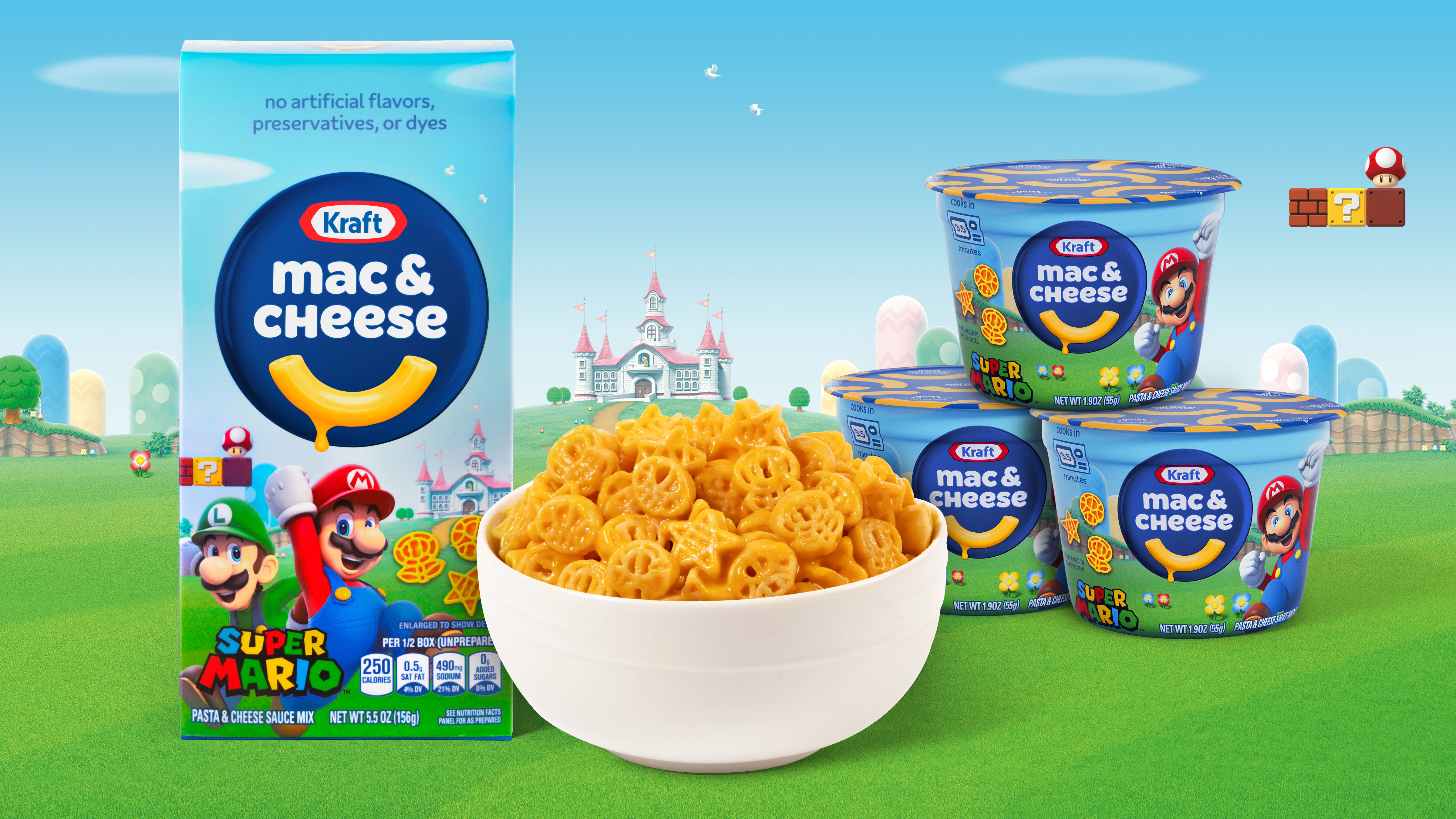 US: Kraft Mac & Cheese collabs with Nintendo and Super Mario