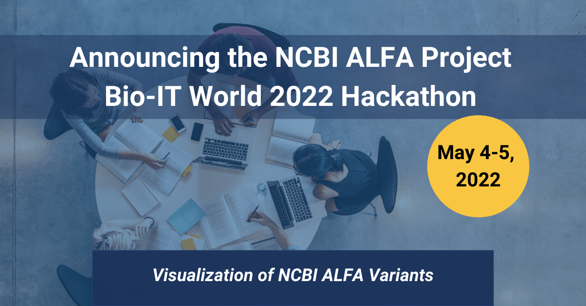 NCBI ALFA Project at Bio-IT World 2022 Hackathon