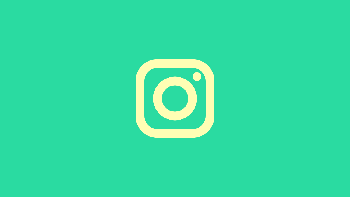 Instagram Logo Green Screen Background
