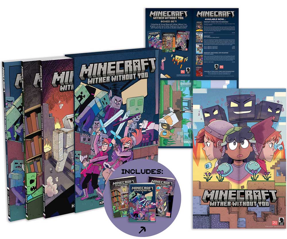 New Minecraft graphic novel and boxed sets coming from Dark Horse Books