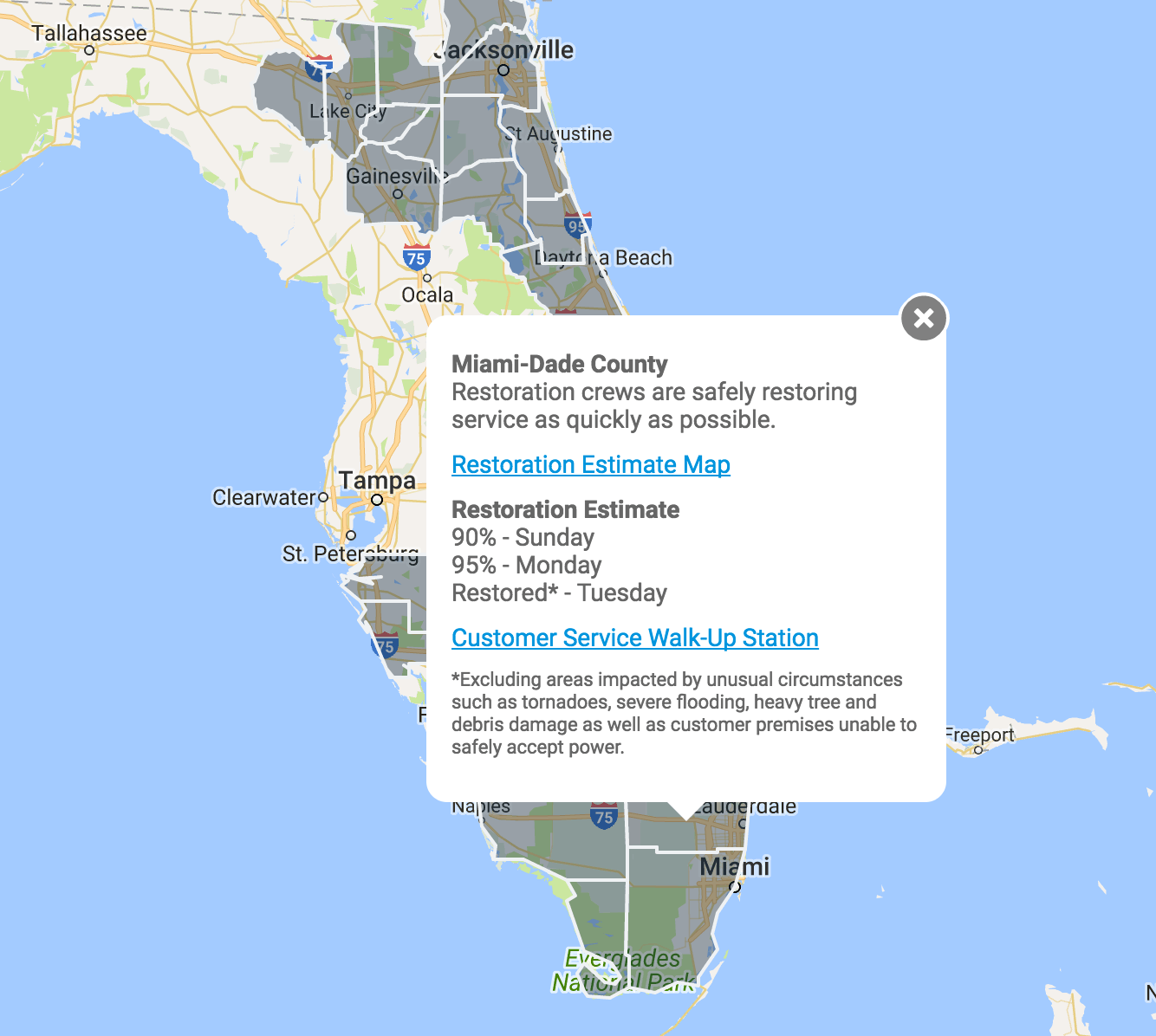 Fpl Outage Update Miami Springs Miamisprings Com Miami Springs News And Events