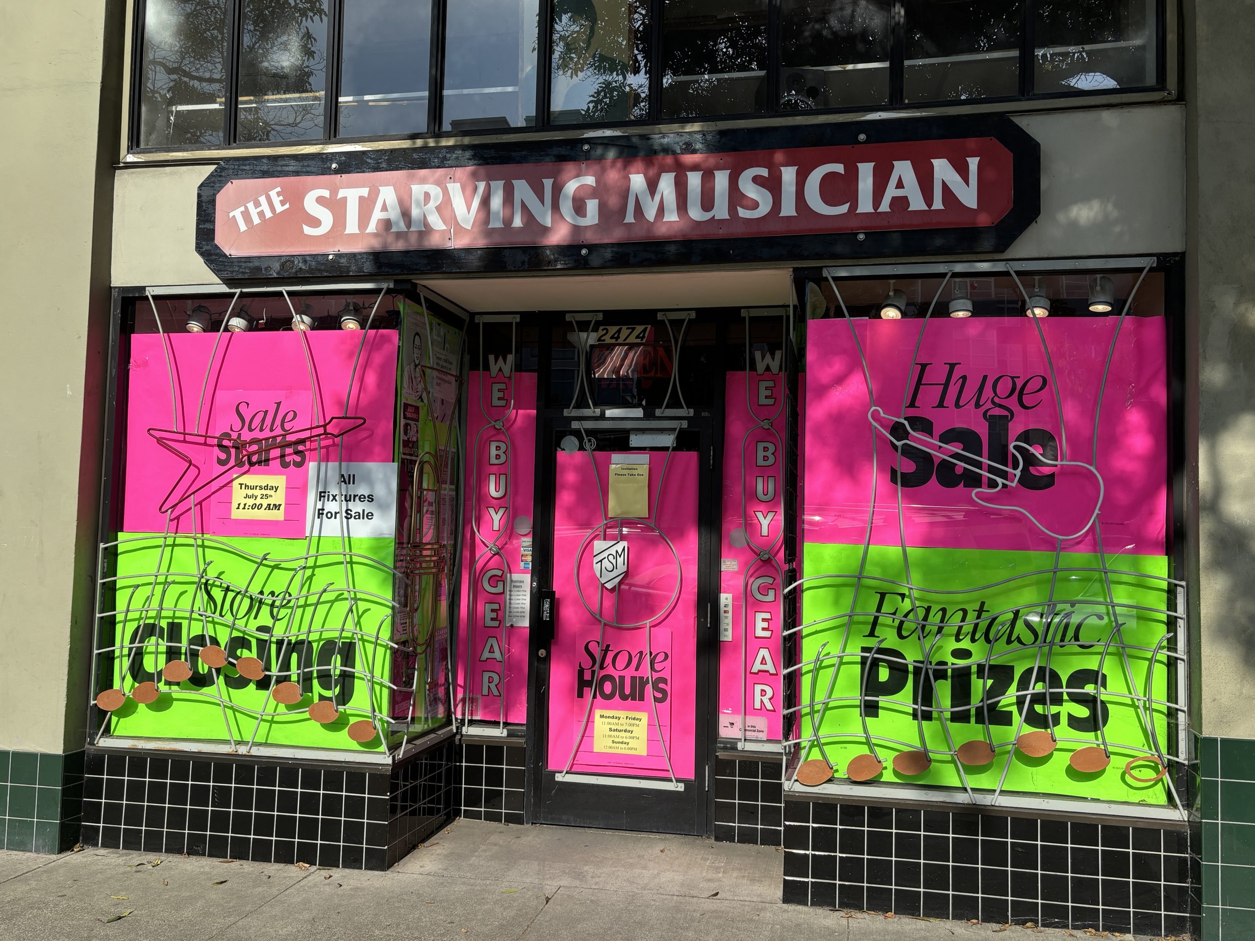 Starving Musician’s Berkeley location to close after 20 years