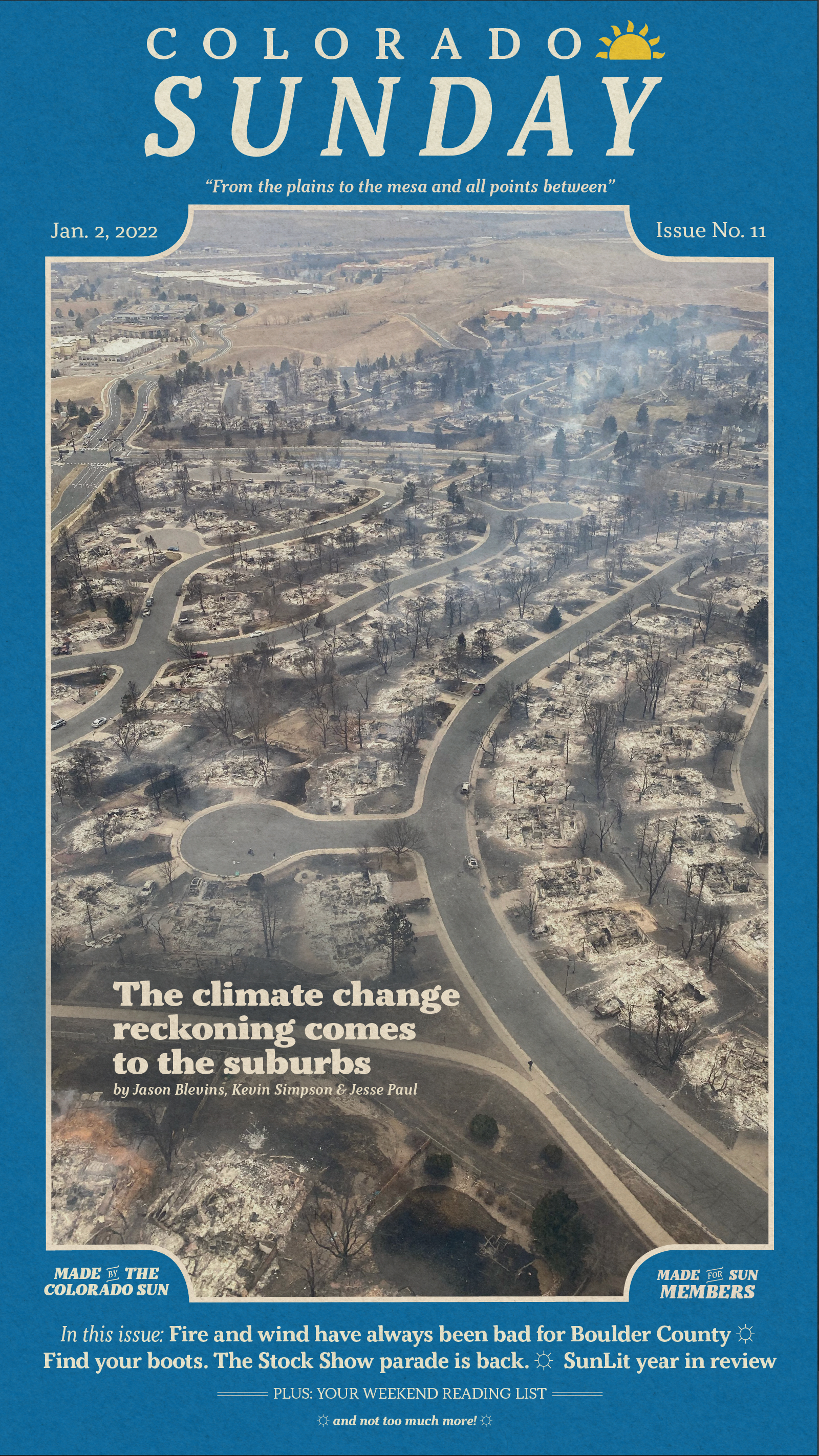 Colorado Sunday issue 11: “The climate change reckoning comes to the suburbs”