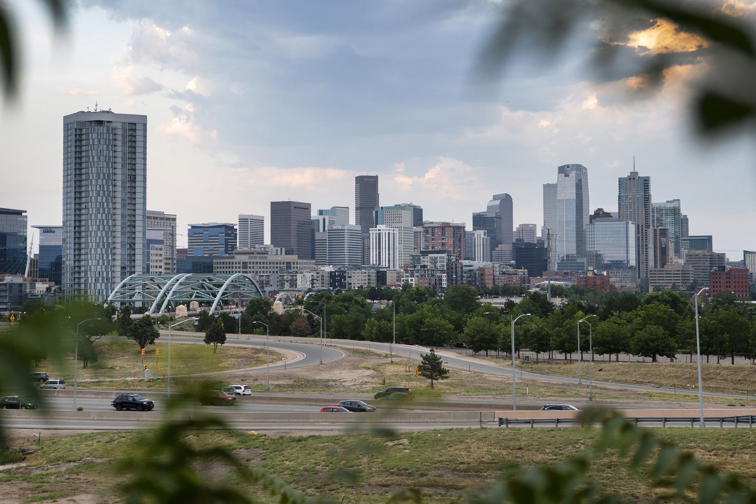 The Denver skyline.