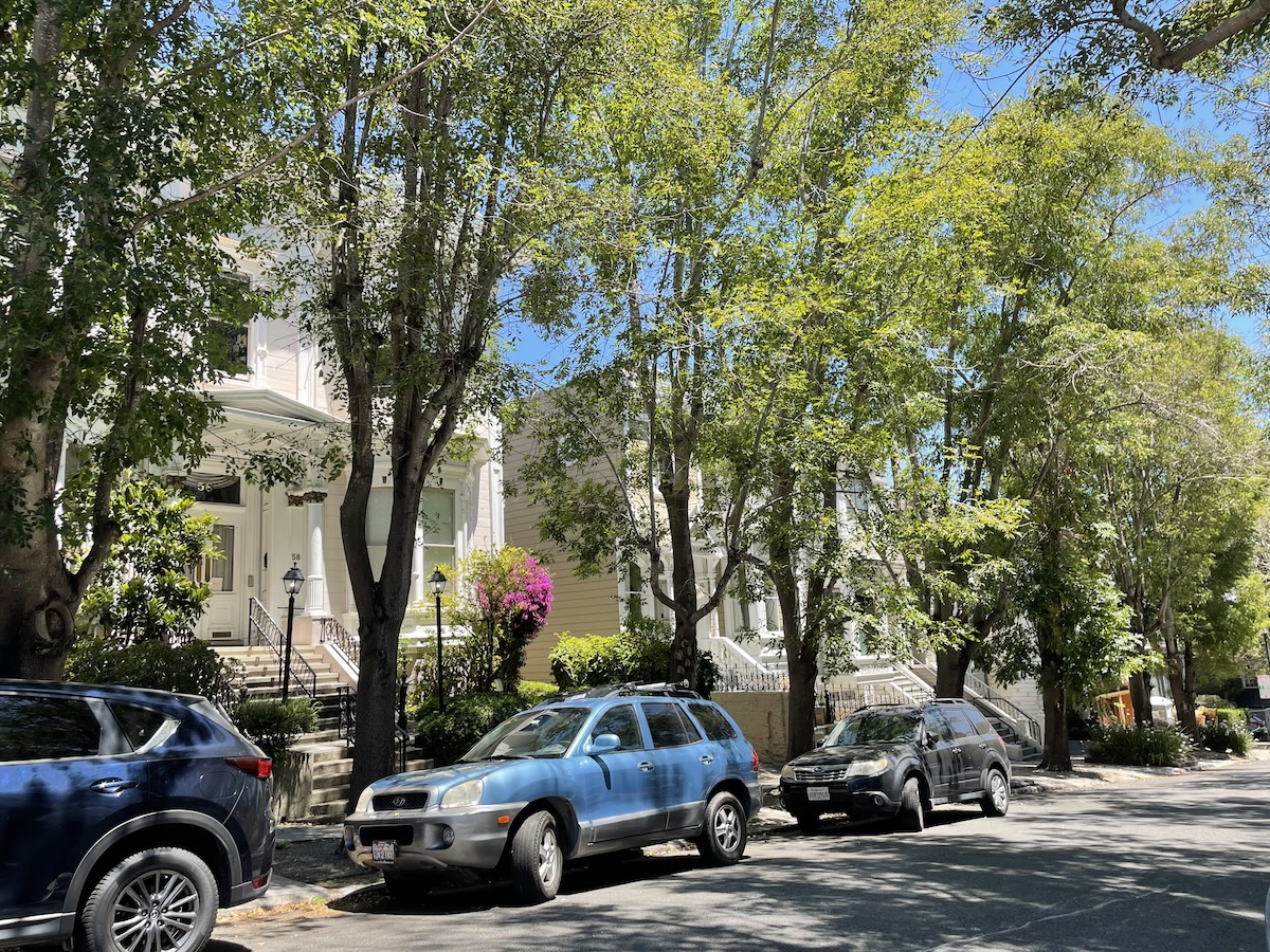 Liberty Street on July 10, 2024, where police investigated a kidnapping.