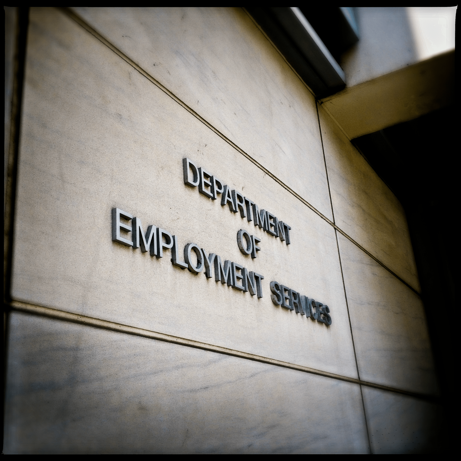 Exterior of D.C.'s Department of Employment Services headquarters