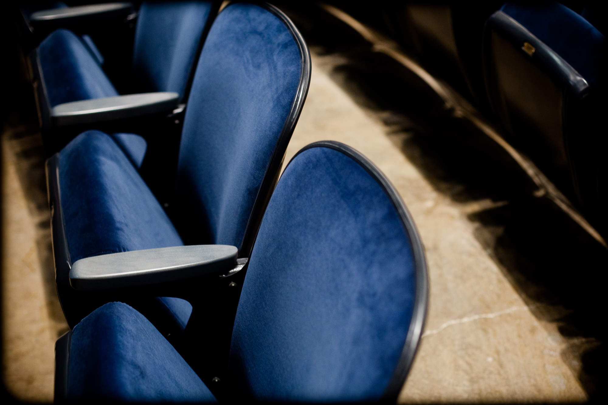 Seats at Arena Stage, which will now require patrons to show proof of vaccination.