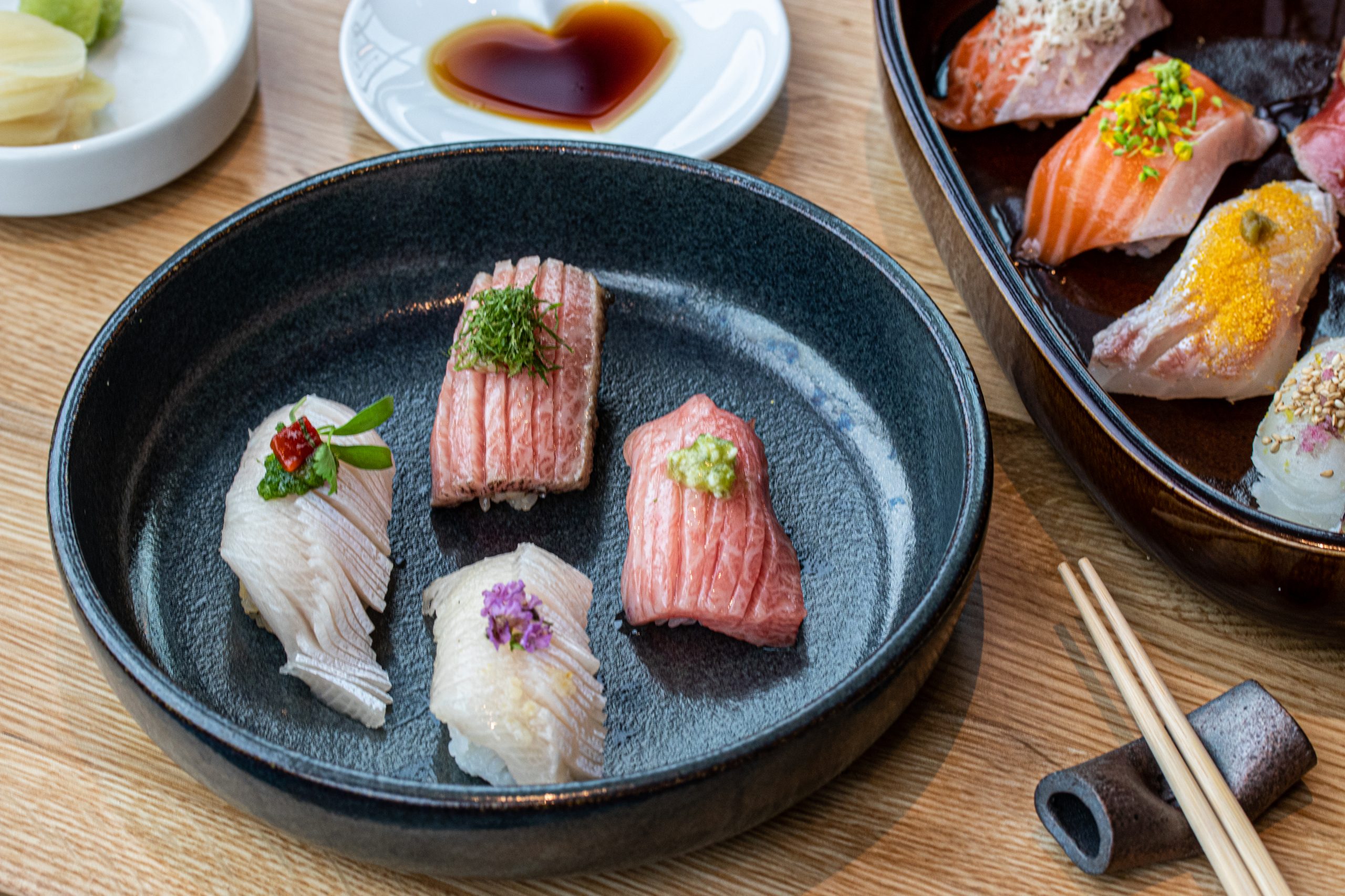 Sushi on the omakase menu at Love, Makoto in Washington, D.C.