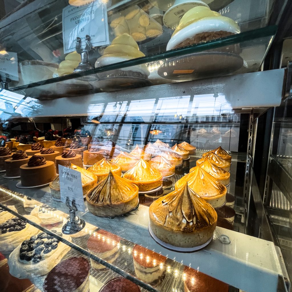 The pastry case at Tatte Bakery