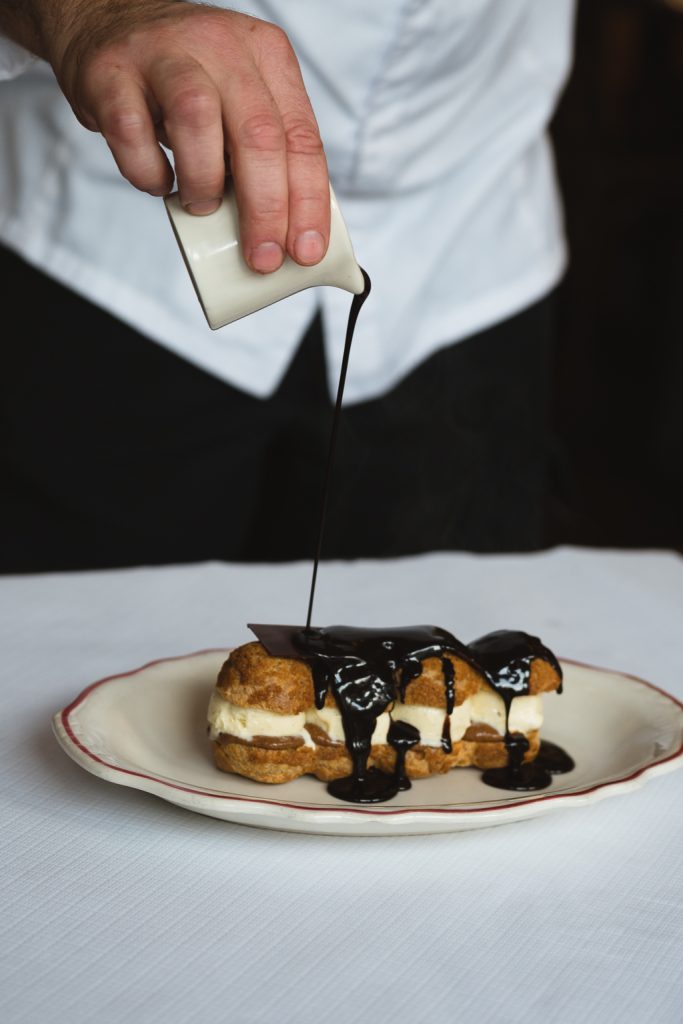 The profiterole from Le Diplomate in Washington, D.C.