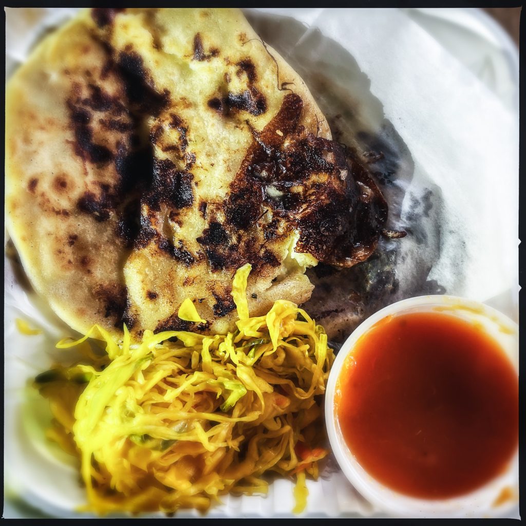 Pupusas from El Rinconcito Cafe in Washington, D.C.