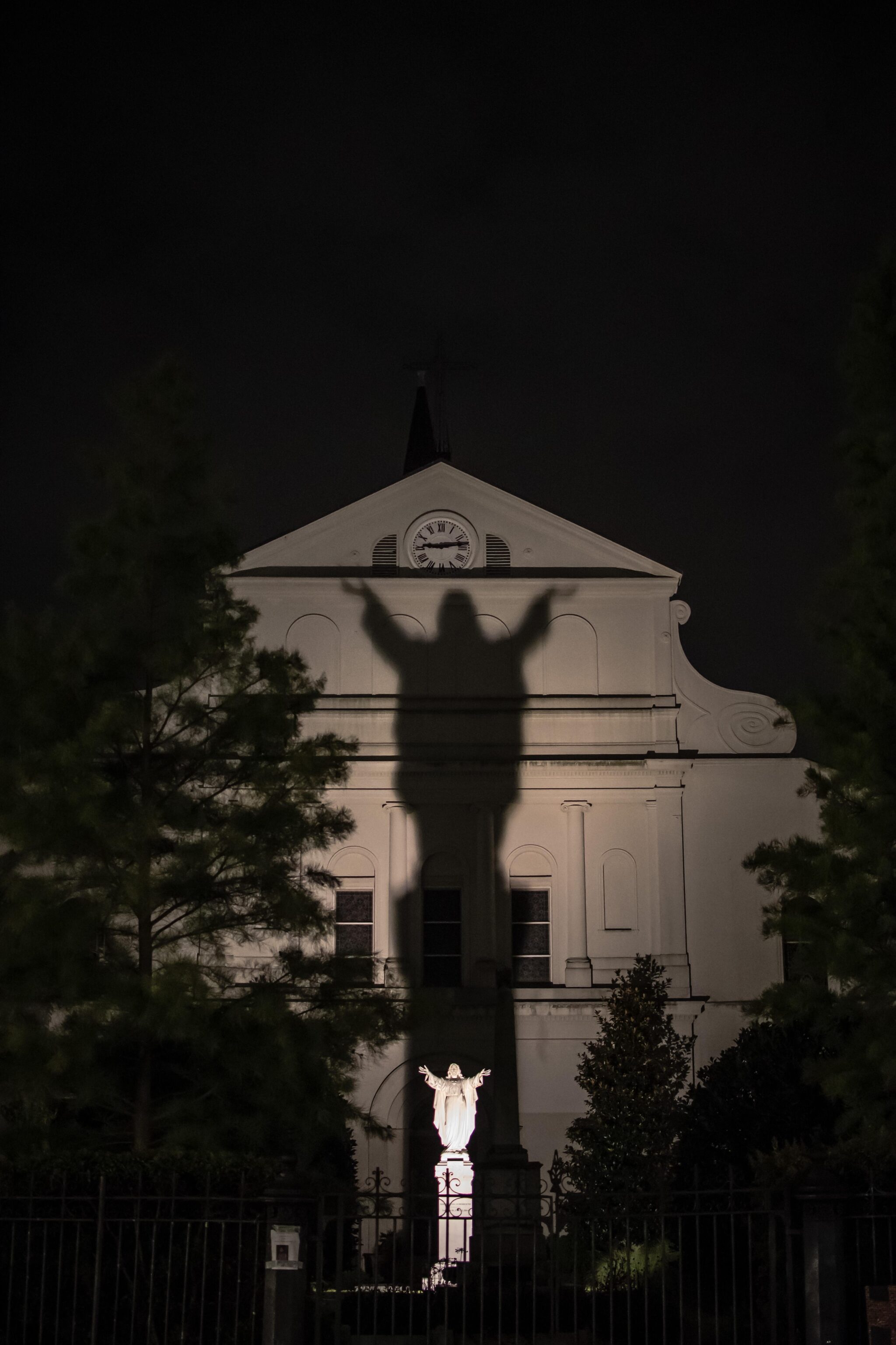 St Louis Cathedral night pictures