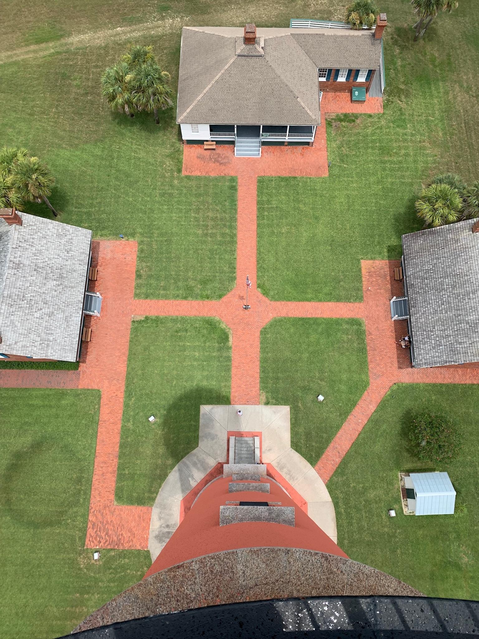 view from the top of Ponce de Leon lighthouse