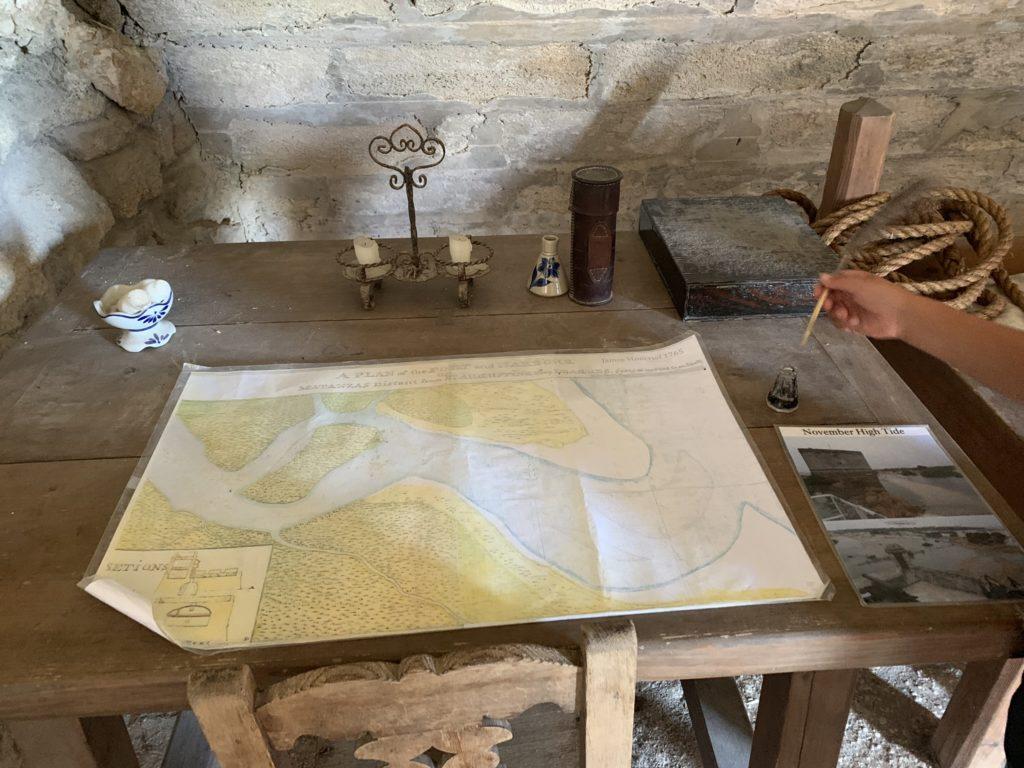 inside Fort Matanzas