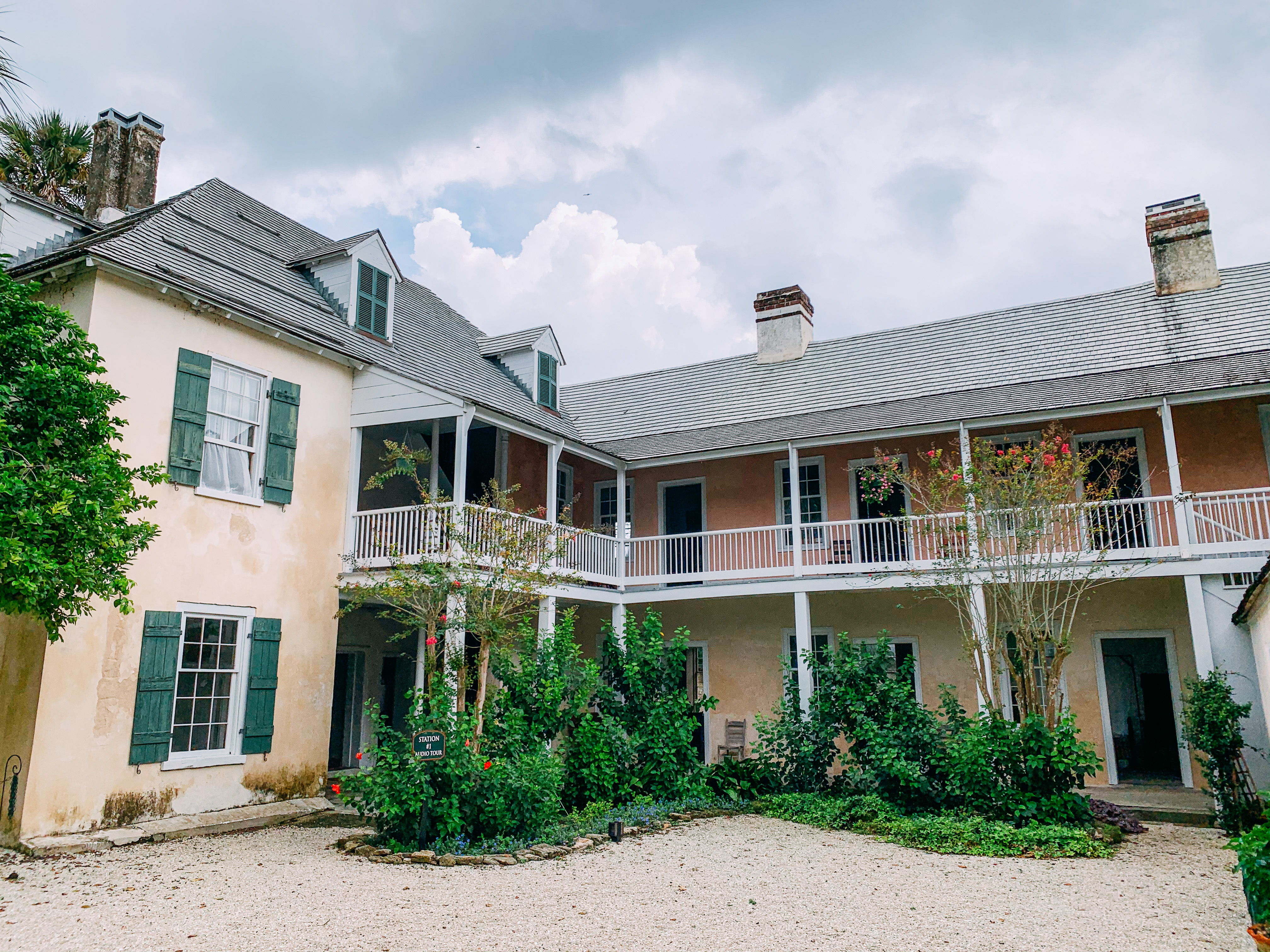 Ximenez-Fatio House in Saint Augustine, Florida can be seen on a self-guided walking tour
