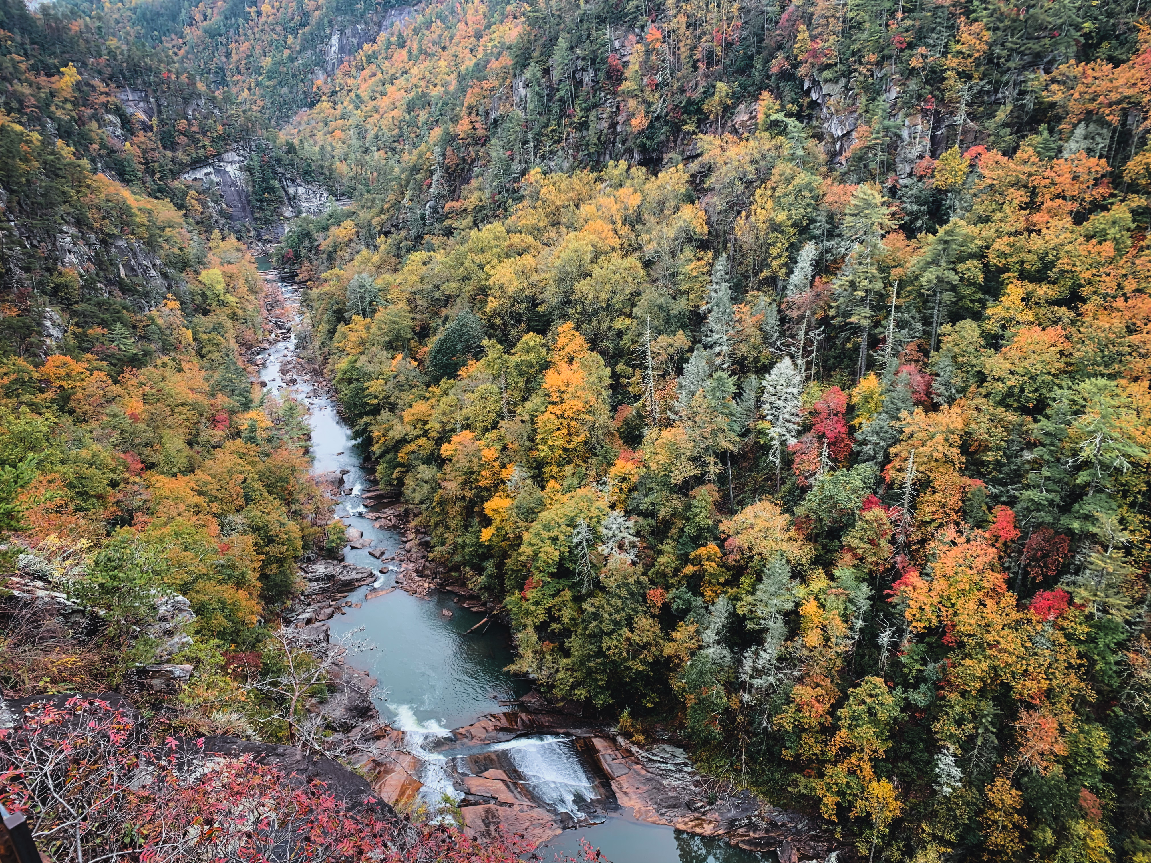 aerial view of Tallulah Falls State Park