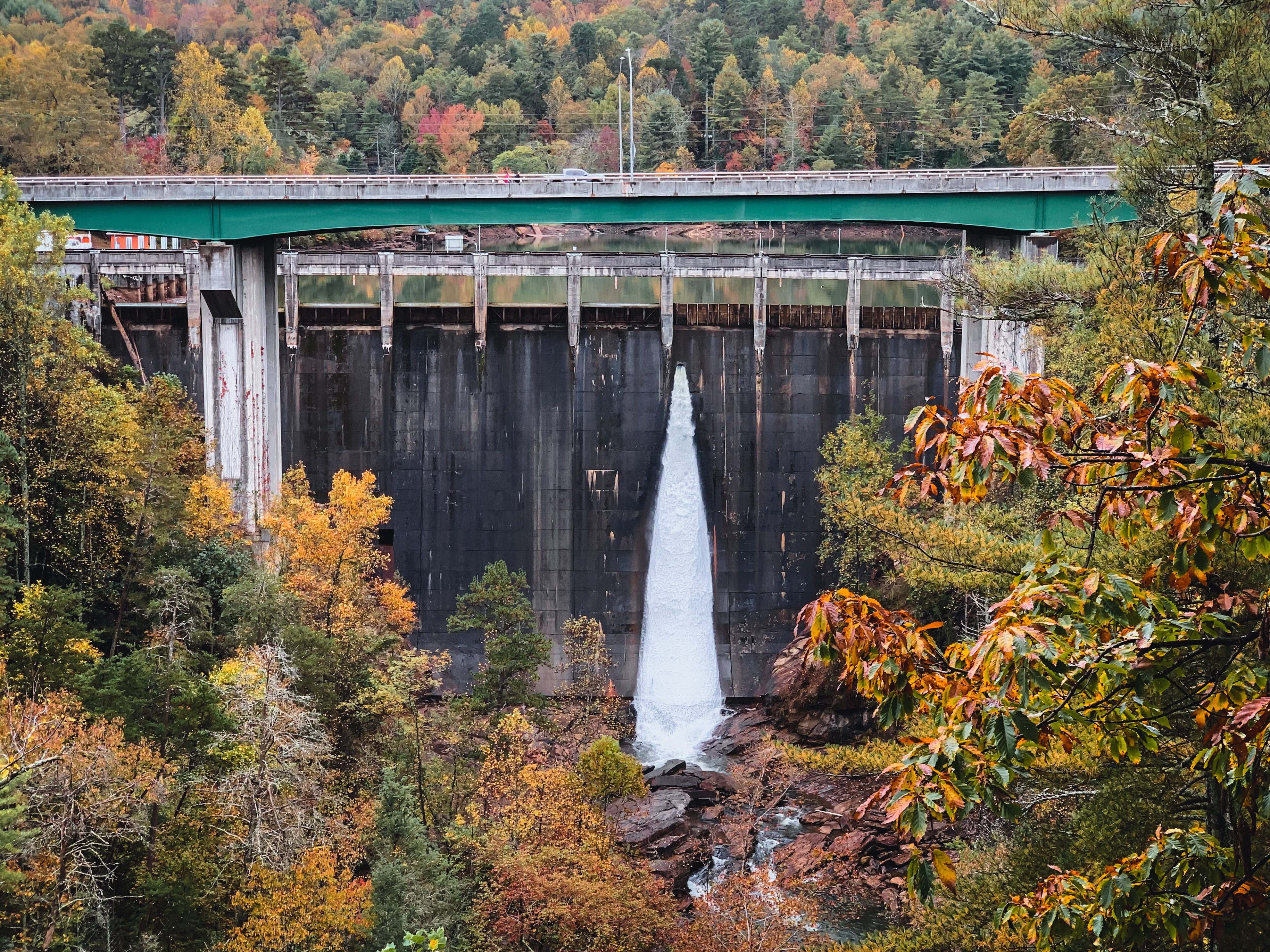 tallulah gorge falls dam