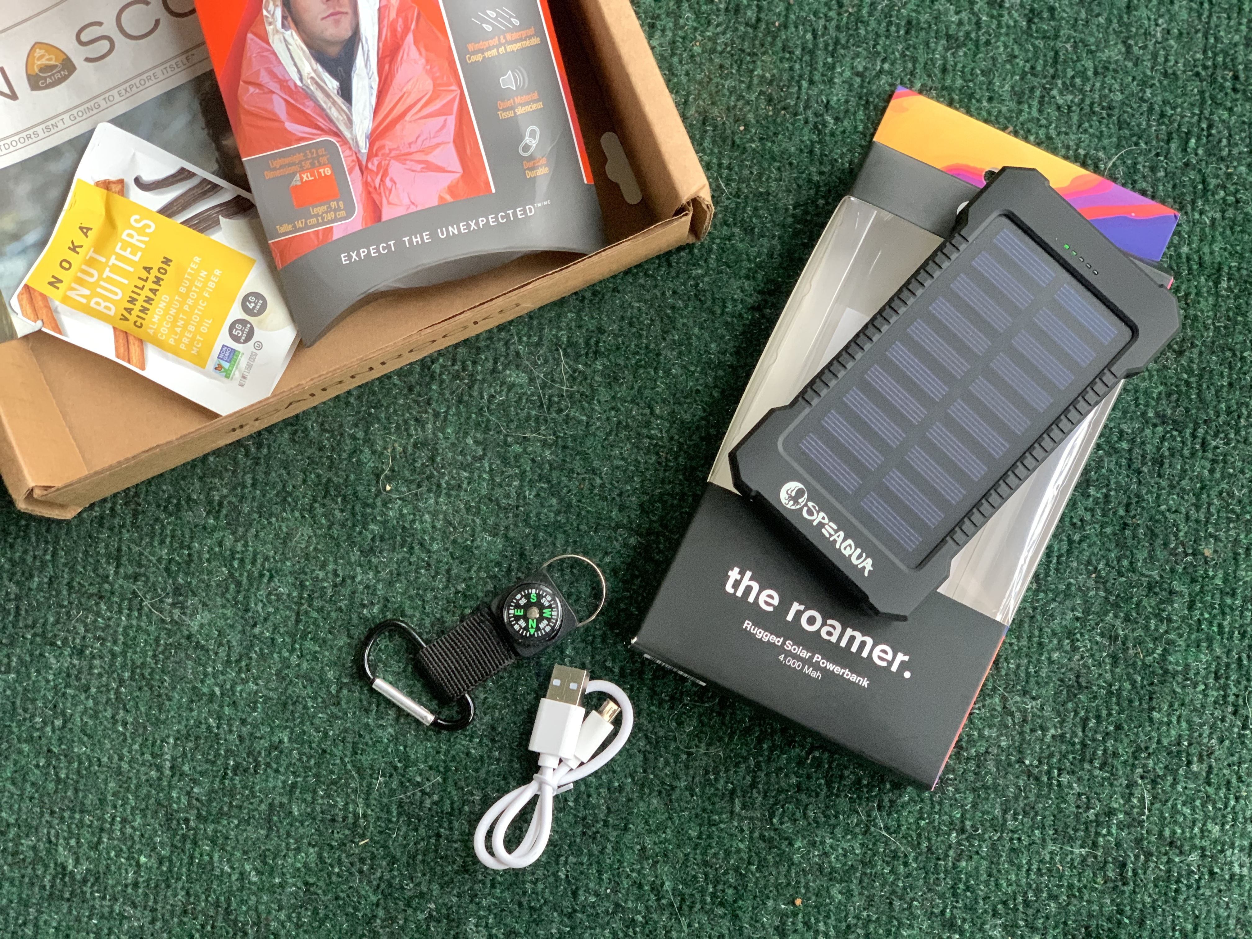 solar power bank in outdoor subscription box