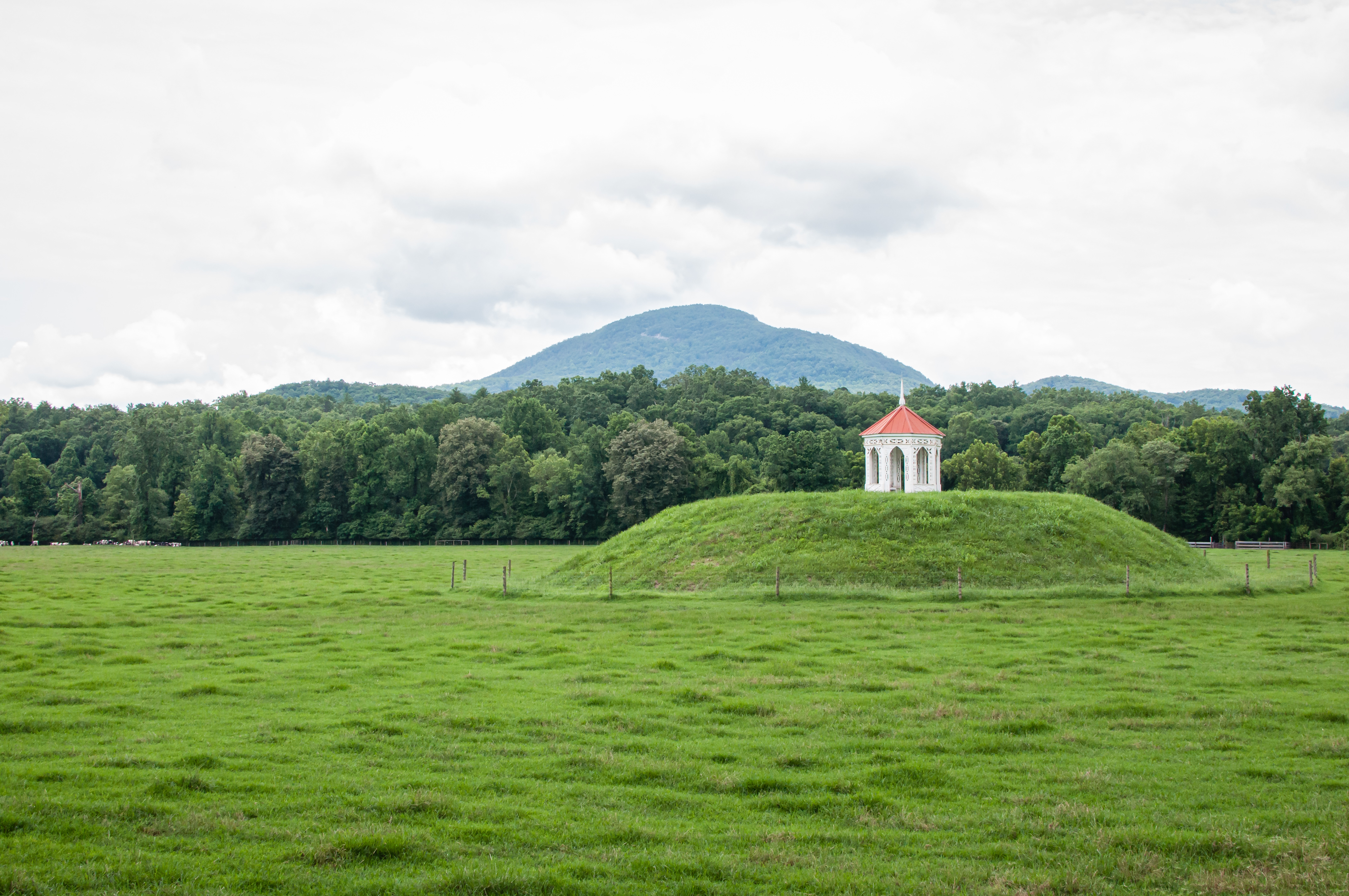 the Sautee Nacoochee Indian Mound in the Bavarian town in Georgia