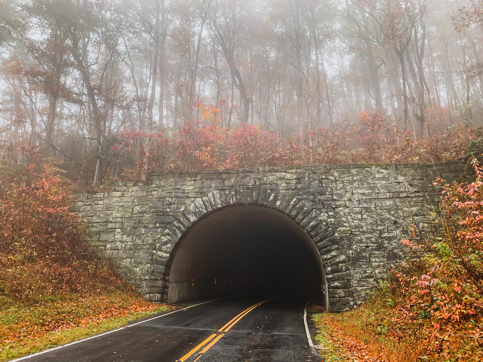 blue ridge parkway tunnels