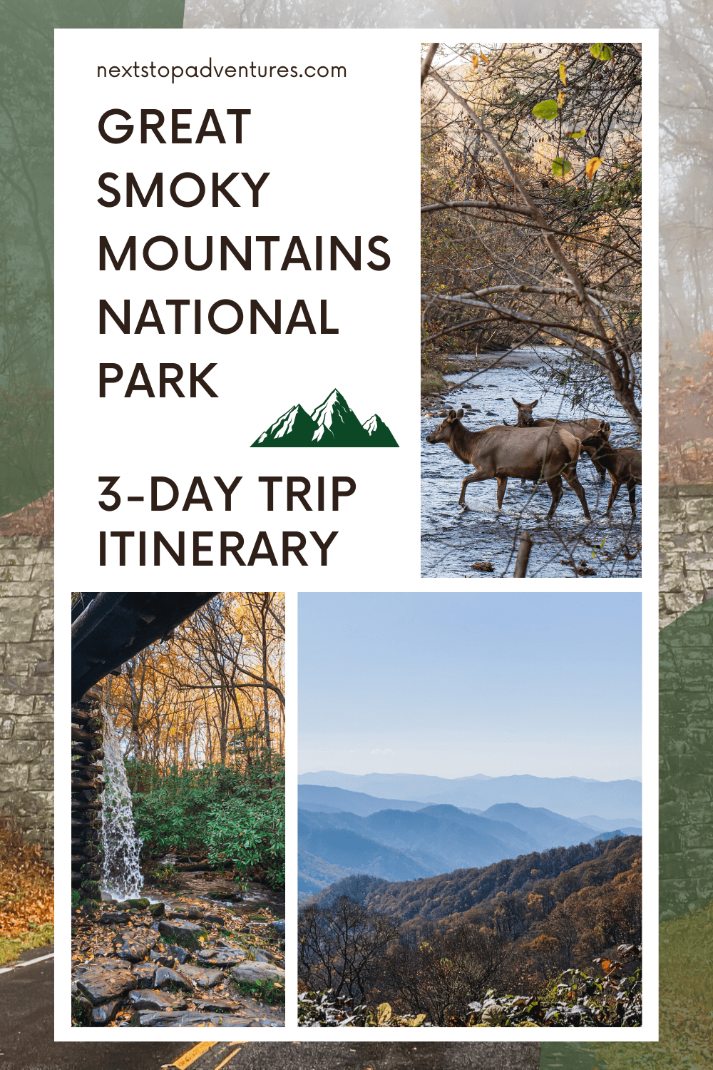 Great Smoky Mountains National Park 3-Day Trip Itinerary
