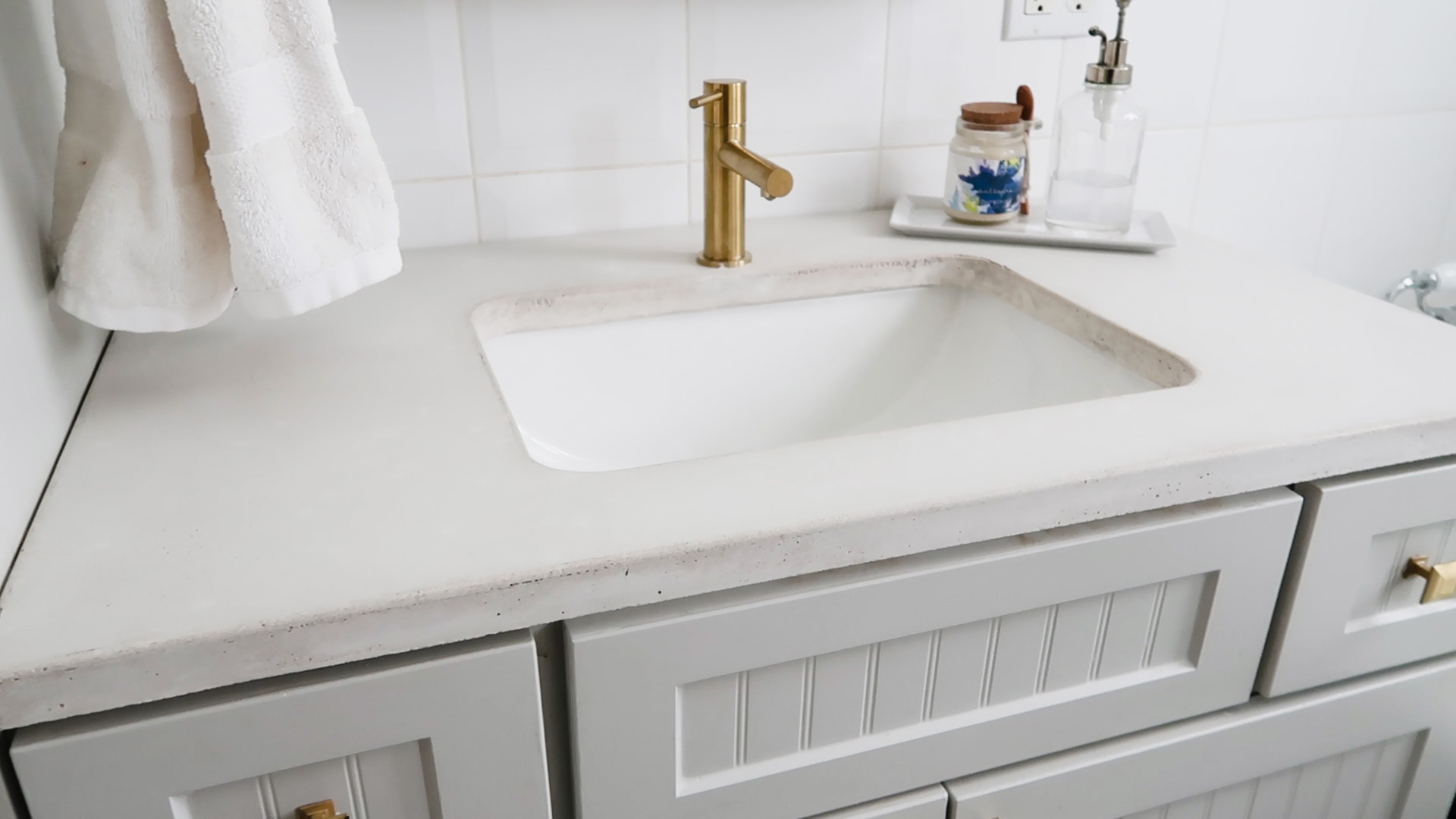 Diy Poured Concrete Countertops Inexpensive Easy Oak Abode