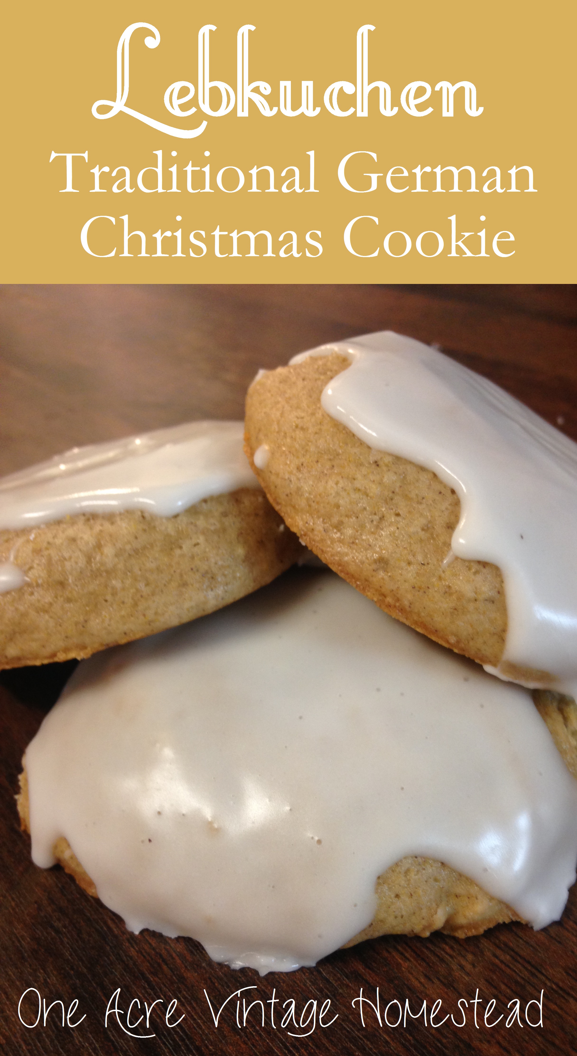 Lebkuchen A Traditional German Gingerbread Christmas Cookie