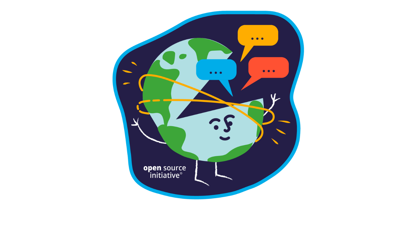 World speaking sticker