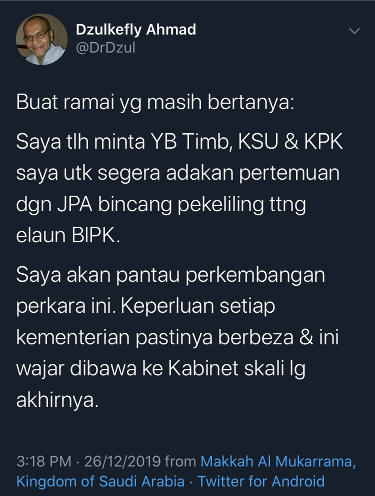 Bipk Kesihatan Dr Dzukefly Ahmad