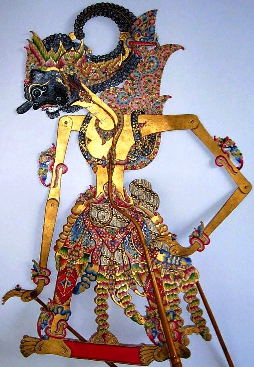 Gatotkaca Wayang Kulit Indonesia