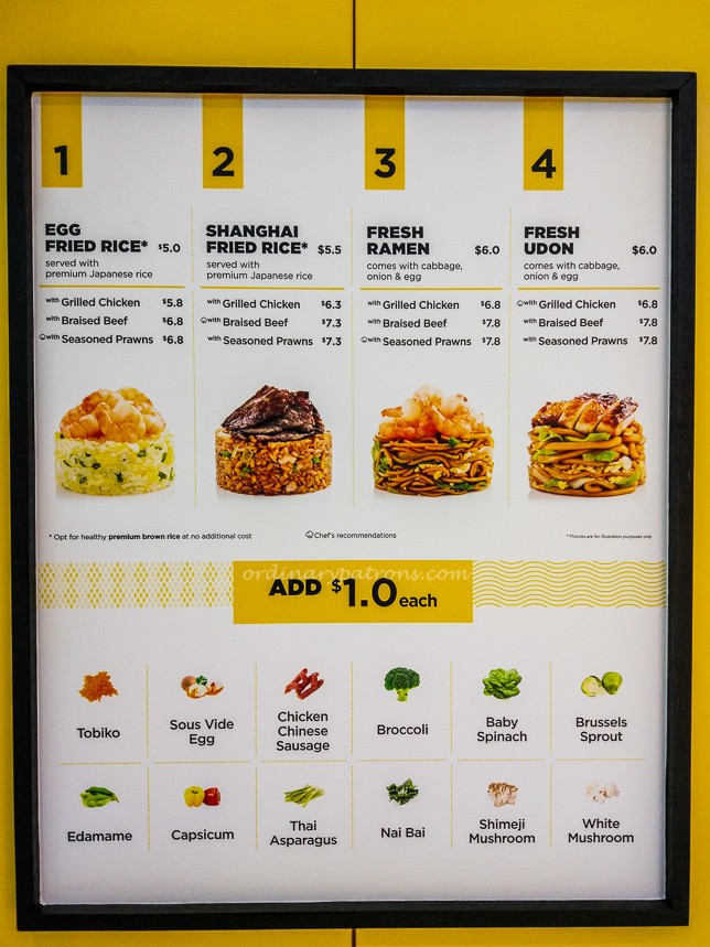 Wok Hey Menu Paya Lebar Square