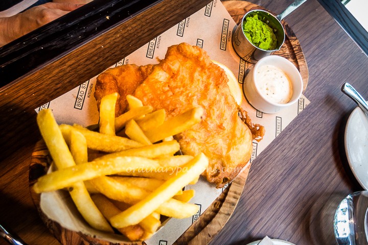 Fish & Chips Gordon Ramsay's Bread Street Kitchen Singapore
