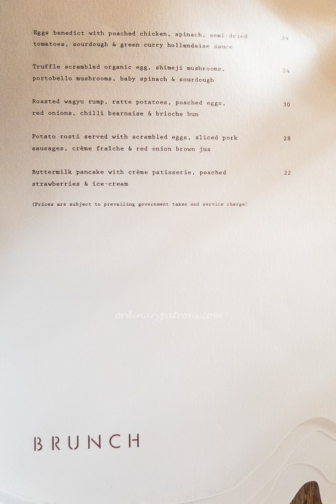 Open Farm Community Singapore menu