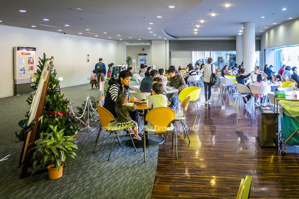 Cafe in Toyota Museum in Nagoya