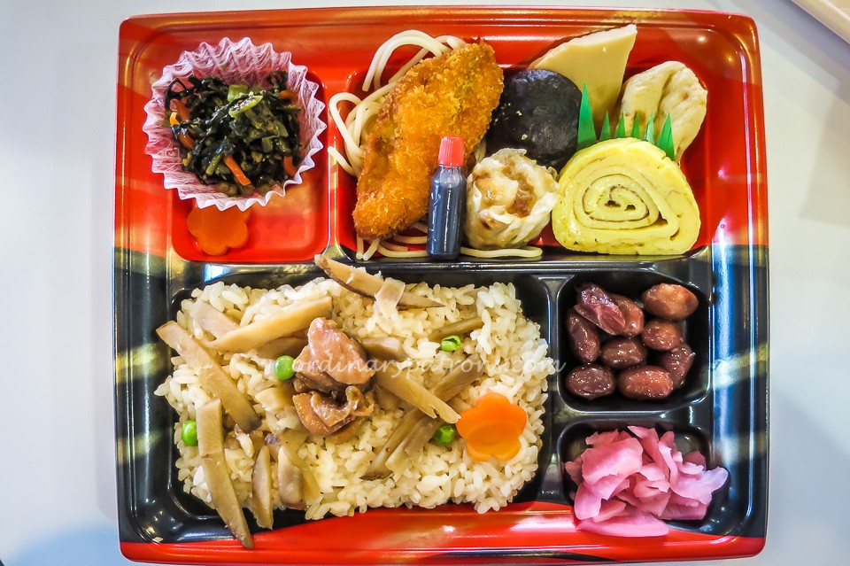 Food in Toyota Museum in Nagoya