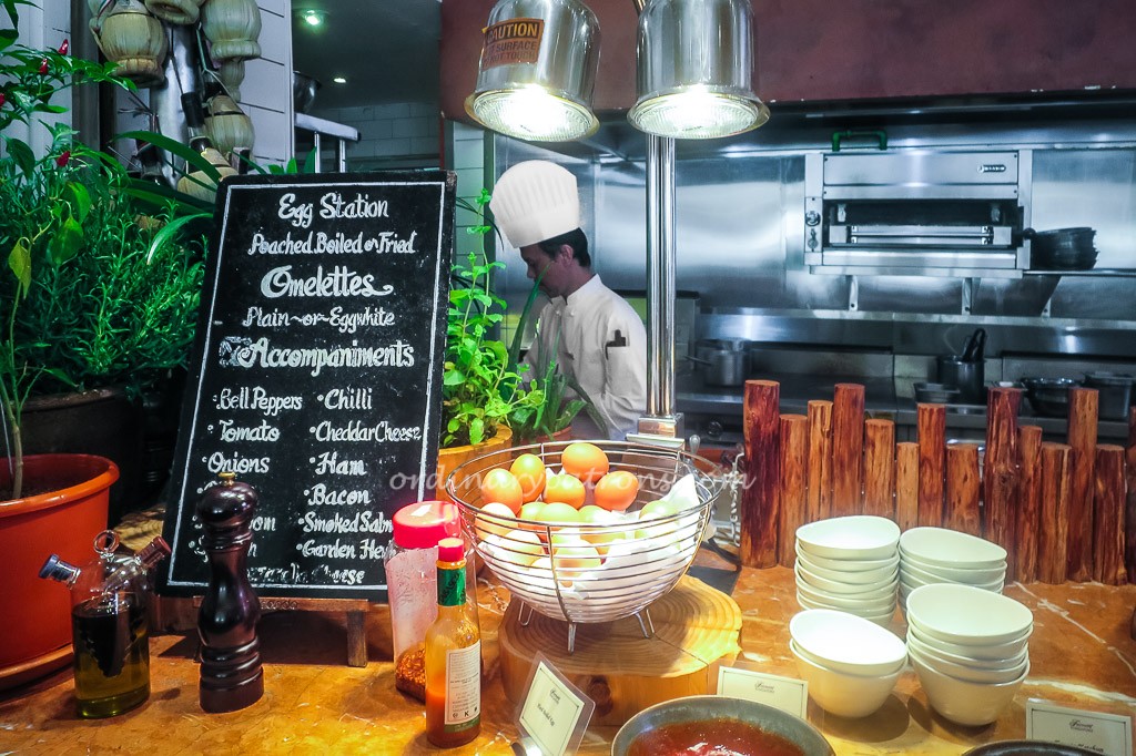 Breakfast at Prego Singapore 