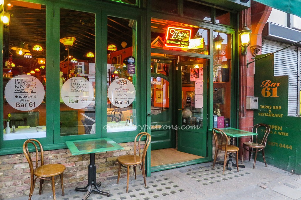 Bar 61 Tapas Bar London