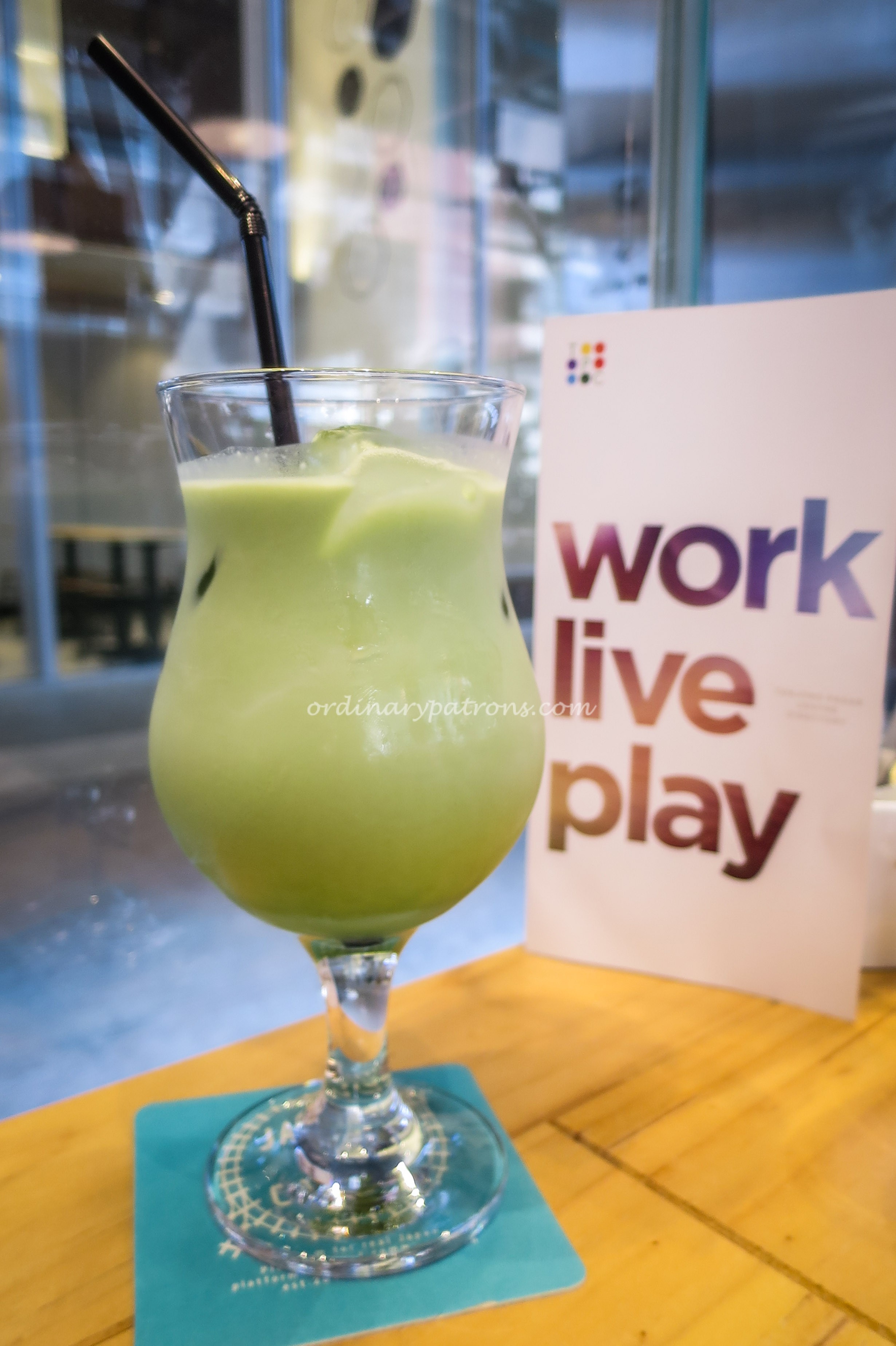 Japan Rail Cafe Uji-Maccha Latte 
