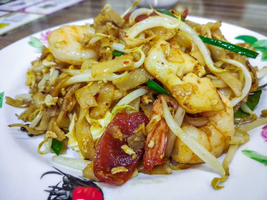 Traditional Penang Food Fried Kway Teow