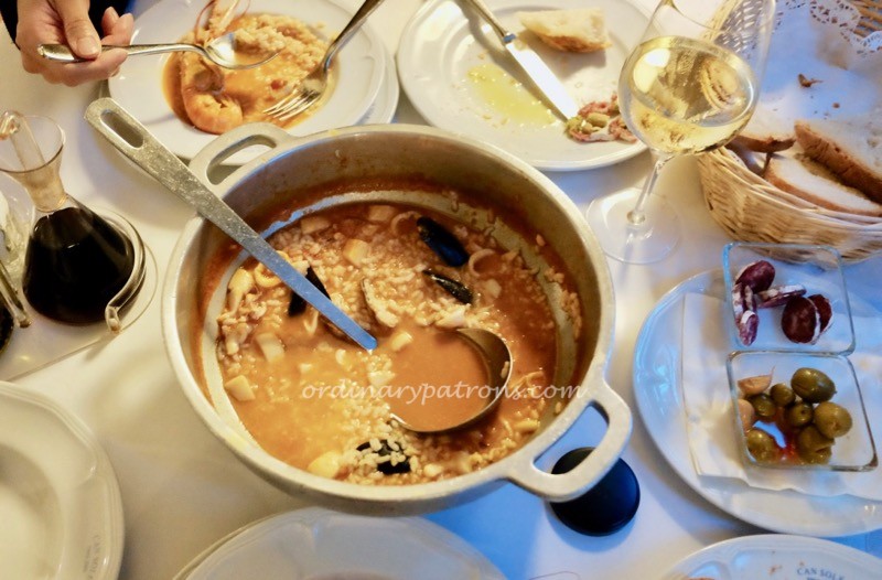 Can Sole Barcelona Rice in Broth